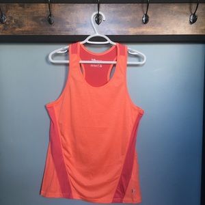 NWOT Xersion Orange & Pink Athletic Tank